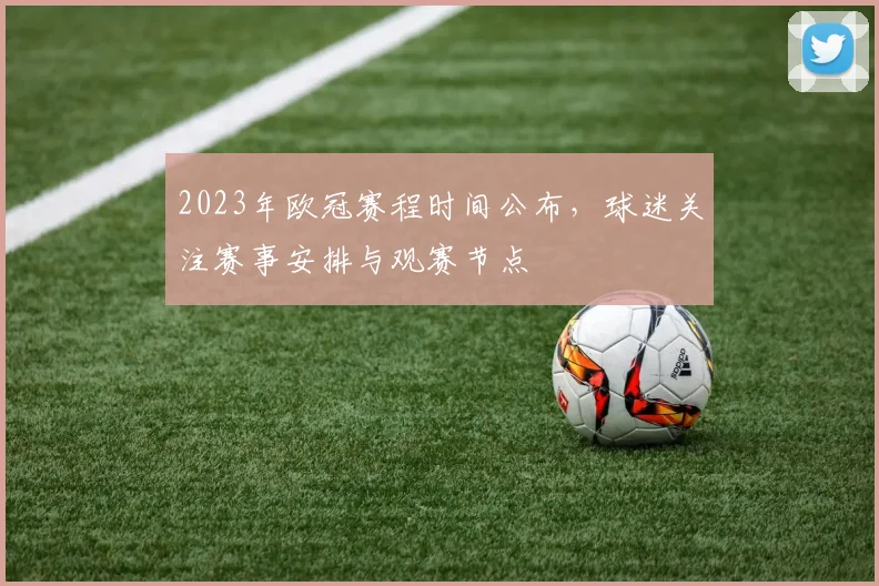 2023年欧冠赛程时间公布,球迷关注赛事安排与观赛节点